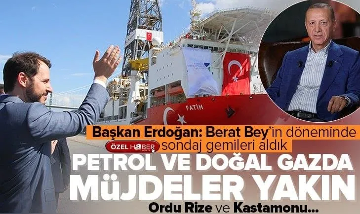 Erdoğan: Petrol ve doğal gazda müjdeler yakın