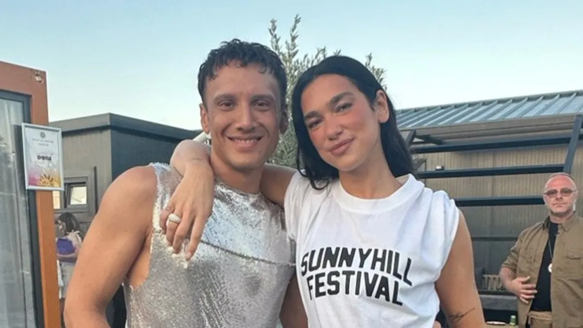 Edis ve Dua Lipa aynı karede! Sosyal medya yıkıldı