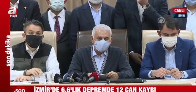 Son dakika: Binali Yıldırım’dan önemli İzmir depremi açıklaması