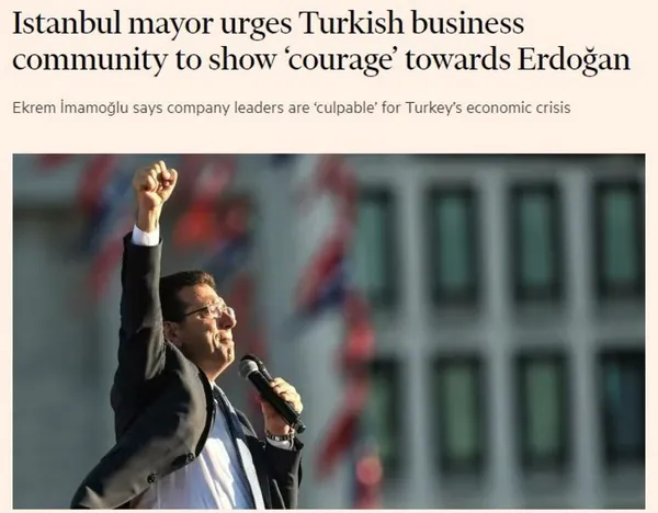 Ekrem İmamoğlu'ndan 2023 seçim algısı! Financial Times'ta skandal sözler! İş insanlarına üstü kapalı tehdit - 4