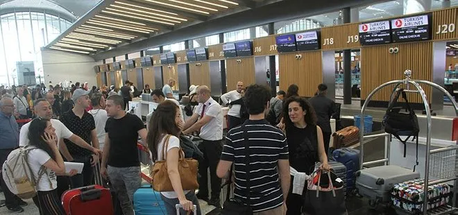 İstanbul Havalimanı’nda tatil yoğunluğu