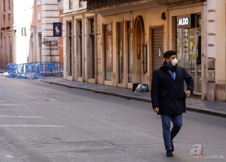 İtalya'dan korkunç koronavirüs bilançosu! İtalya sokaklarından ilginç kareler... 22