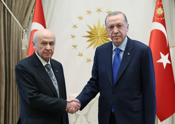 Başkan Erdoğan ile MHP lideri Devlet Bahçeli arasında seçim zirvesi