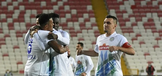 Çaykur Rizespor Sivasspor’u 2-0 yendi