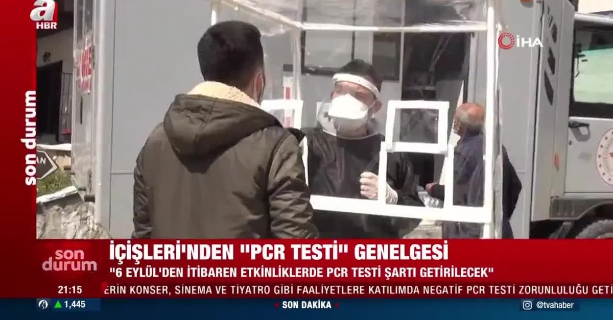 son dakika otobuse binmek icin pcr testi zorunlu mu icisleri bakanligindan 81 ile yeni genelge video ahaber son dakika video izle