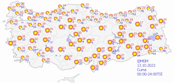 1696779916036.png Kış kapıya dayandı! Sağanak yağış yurda geri dönüyor! Meteoroloji gün vererek uyardı... - 10