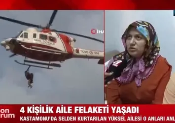 4 kişilik aile felaketi yaşadı | Kastamonu'da selden kurtarılan Yüksel Ailesi o anları anlattı