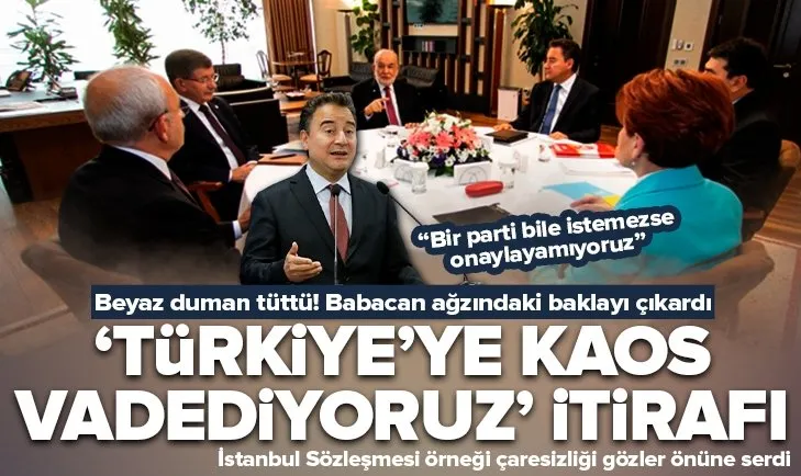 Babacan açıkladı: Türkiye’ye kaos vadediyorlar!