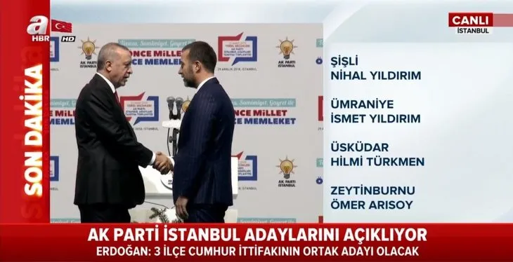 AK Parti İstanbul ilçe belediye başkan adayları belli oldu! AK Parti İstanbul’un hangi ilçesinde kimi aday gösterdi?