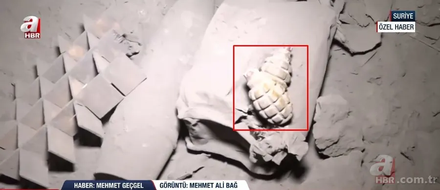 A Haber Suriye'deki o dev mühimmat deposunu görüntüledi! İşte dağın altında cephanelik 8