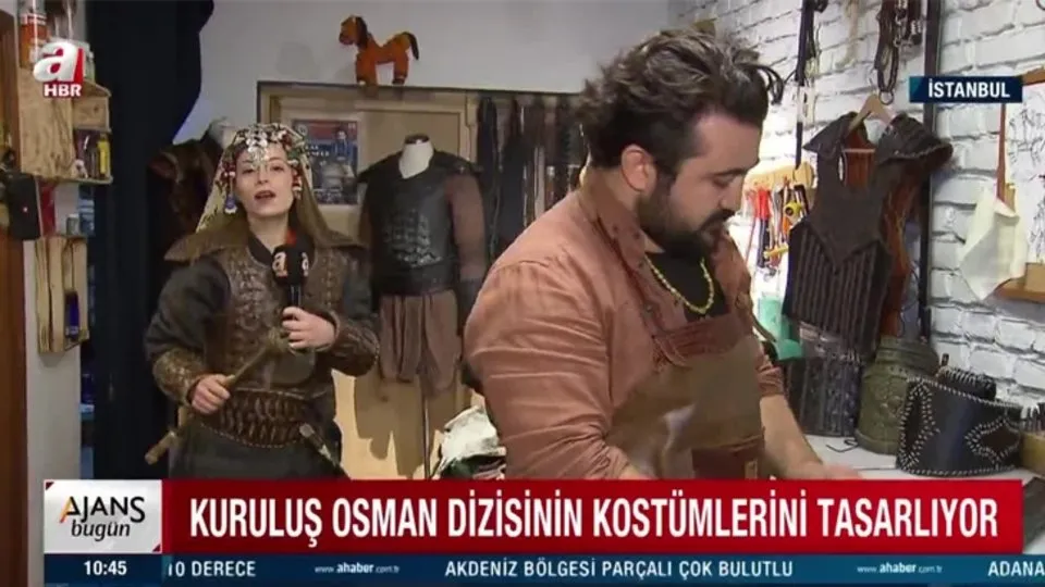 A Haber görüntüledi! Kuruluş Osman’ın kostümleri bu atölyeden çıkıyor