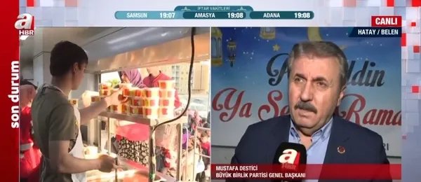 Büyük Birlik Partisi Genel Başkanı Mustafa Destici: Devletimiz büyük gerekeni yapmakta