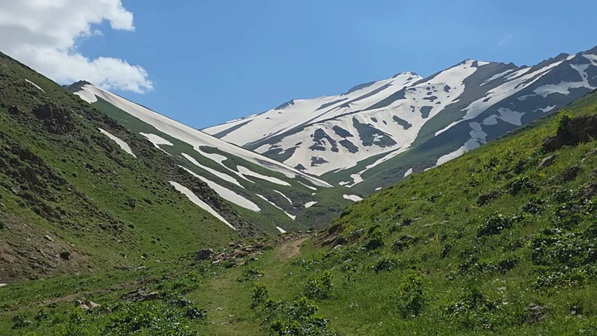 Dağlarda kar kaldı, vadiler çiçek açtı: İki mevsim aynı ayda yaşanıyor