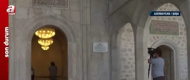 a-haber-azerbaycanda-susadaki-savastan-sonra-ilk-ezanin-okundugu-govher-aga-cami-1663403557280.jpg A Haber Azerbaycan'da! Şuşa'daki savaştan sonra ilk ezanın okunduğu Gövher Ağa cami - 2