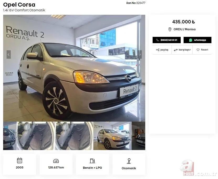 Renault ekim ayı yenilenmiş 2. El araç modelleri ve fiyatlarını açıkladı! 230 bin TL’den başlayan fiyatlarla Fiat, Renault, Peugeot, Volkswagen, Hyundai... 20