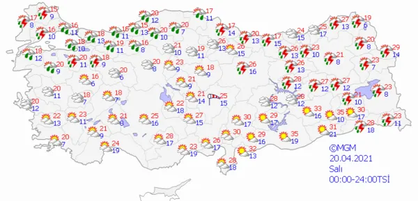 1618762765954.png Bu hafta hava durumu nasıl olacak? Meteoroloji açıkladı! - 4