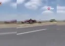 Ters yöne giren traktör sürücüsü kazaya davetiye çıkardı
