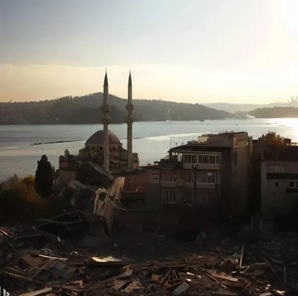 Olası İstanbul depremini yapay zeka çizdi! Tek kelimeyle korkunç görüntüler