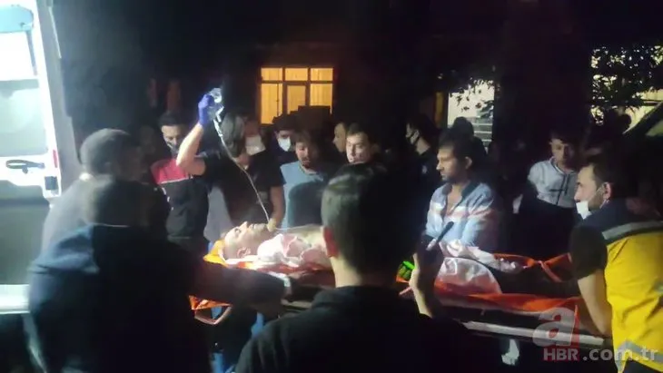 Sözlü tartışma bıçaklı kavgaya dönüştü! Olay yerine çok sayıda polis sevk edildi