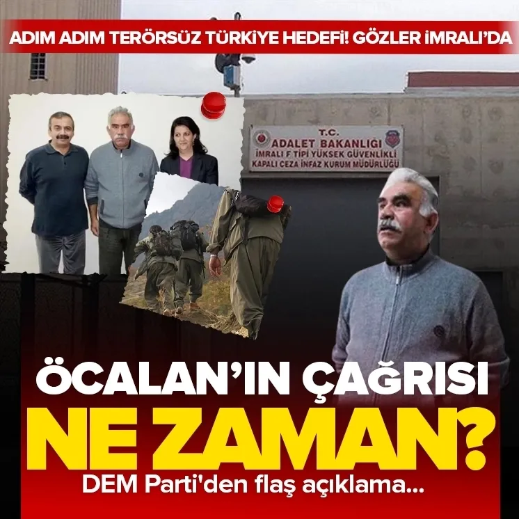 Teröristbaşı Öcalan ne zaman çağrıda bulunacak?