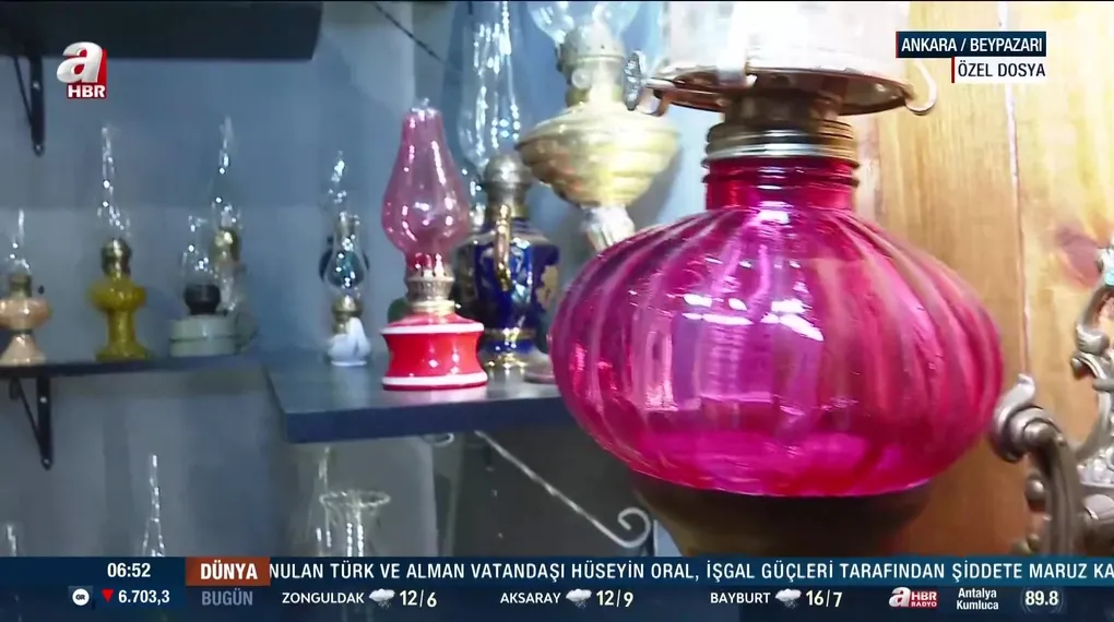 Gaz lambasıyla aydınlanan hayatlar