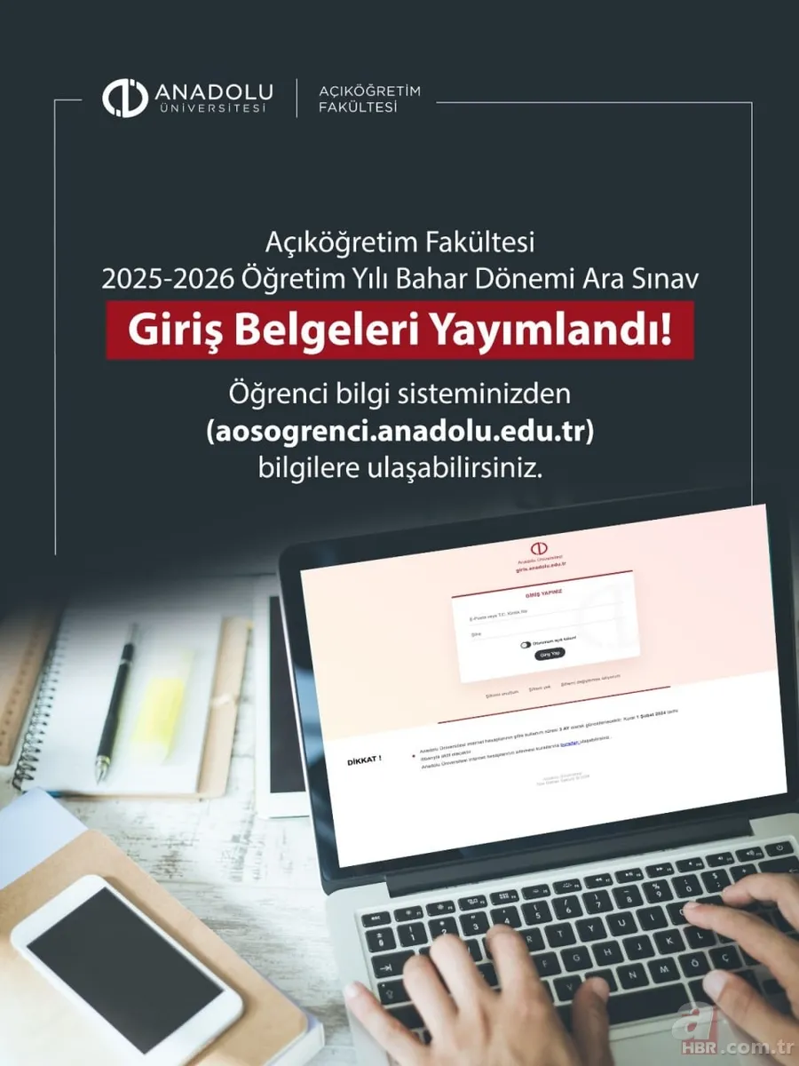 AÖF vize sınavı yerleri açıklandı: 2026 bahar dönemi ara sınavı ne zaman? 2