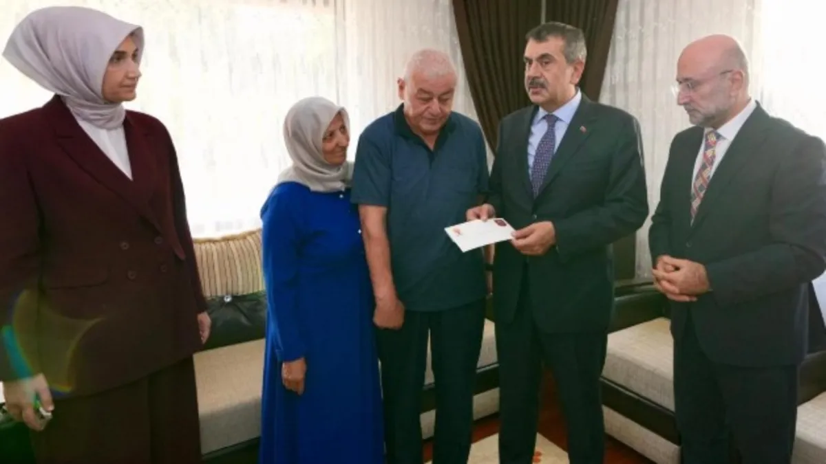 Başkan Erdoğan'ın "Terörsüz Türkiye" mektubu şehit ailesine ulaştı!