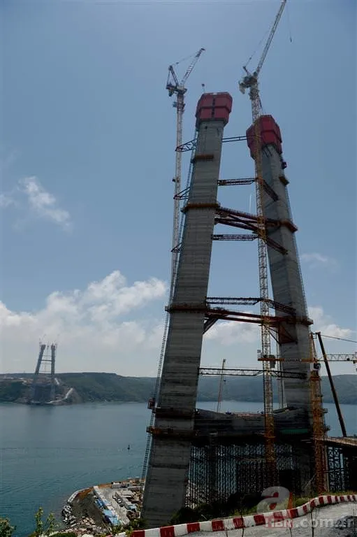 3. Boğaz Köprüsü'nün inşaatında bir yıl geride kaldı 7