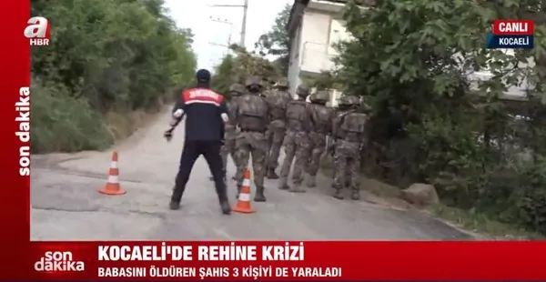 Kocaeli'de rehine krizi! A Haber canlı yayınında silah sesleri - 5