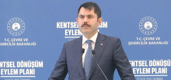 Murat Kurum: 1.5 milyon konut dönüşecek