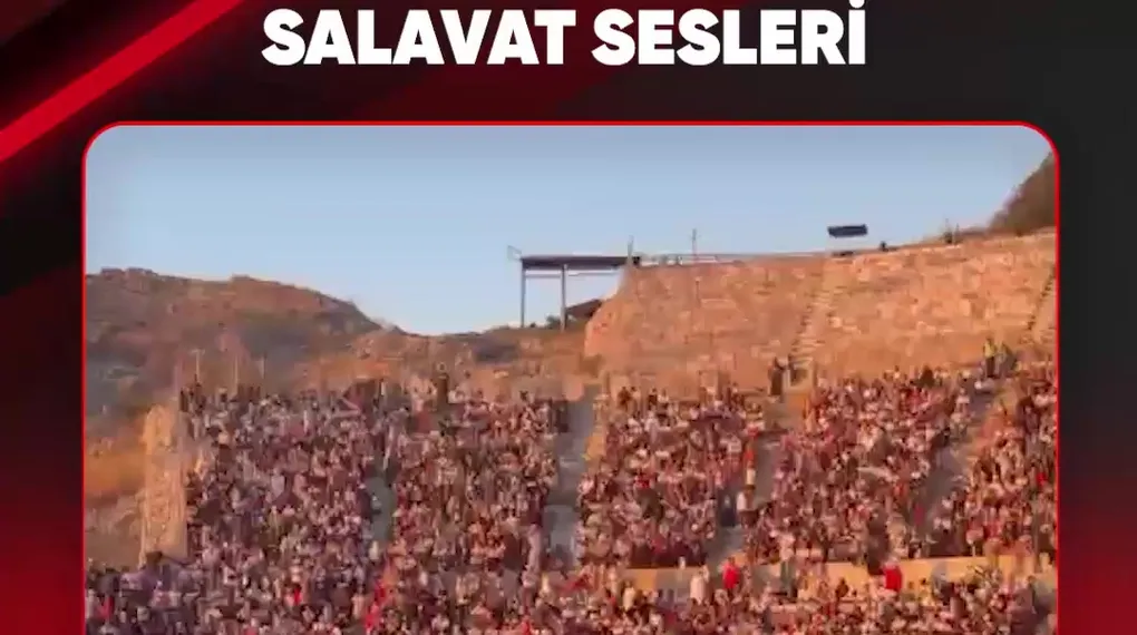 EFES ANTİK KENT'TE SALAVAT SESLERİ