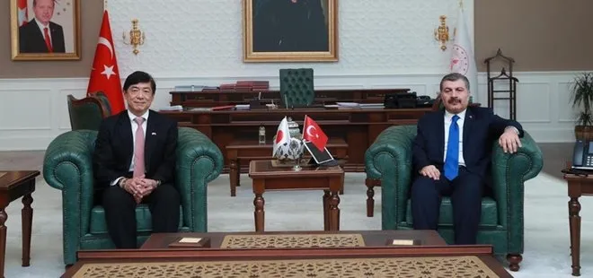 Son dakika: Sağlık Bakanı Fahrettin Koca Japonya’nın Ankara Büyükelçisi Bay Akio Miyajima ile görüştü