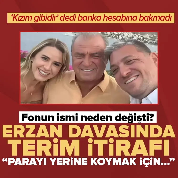 Seçil Erzan davasında Fatih Terim itirafı