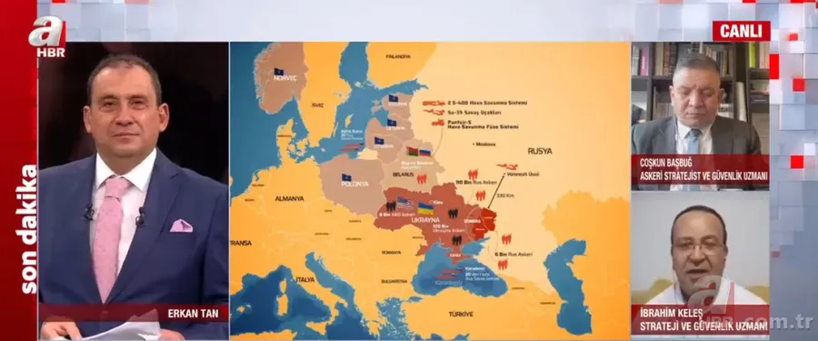 Rusya - Ukrayna krizi Türkiye'yi nasıl etkiler? 3. dünya savaşı çıkar mı? Uzman isimler A Haber'de değerlendirdi: Durduracak tek ülke Türkiye 11