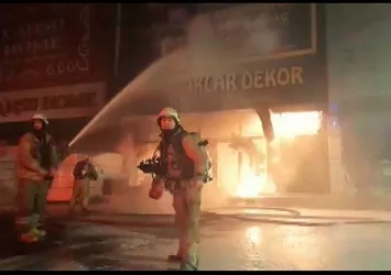 Son dakika: İstoç'ta korkutan yangın!