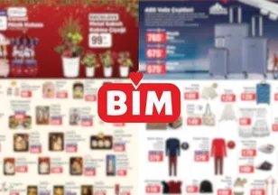 19 Aralık BİM aktüel kataloğu: Yılbaşı dekoratif ürünleri ve kokina çiçeği raflarda