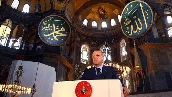 Başkan Recep Tayyip Erdoğan’ın unutamadığı anısı: Ayasofya açıldı ve zincirler kırıldı! Yunan çıldırdı