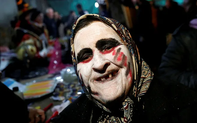 Bir Türk geleneği "Bocuk Gecesi" korkunç görüntüler