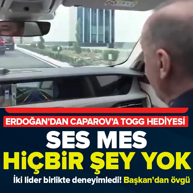 Erdoğandan Caparova Togg hediyesi
