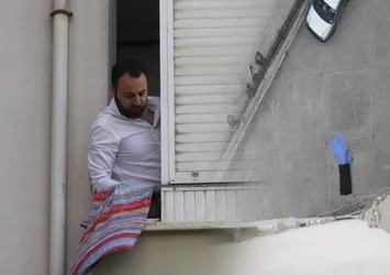 Komşular korkulu gözlerle izledi!