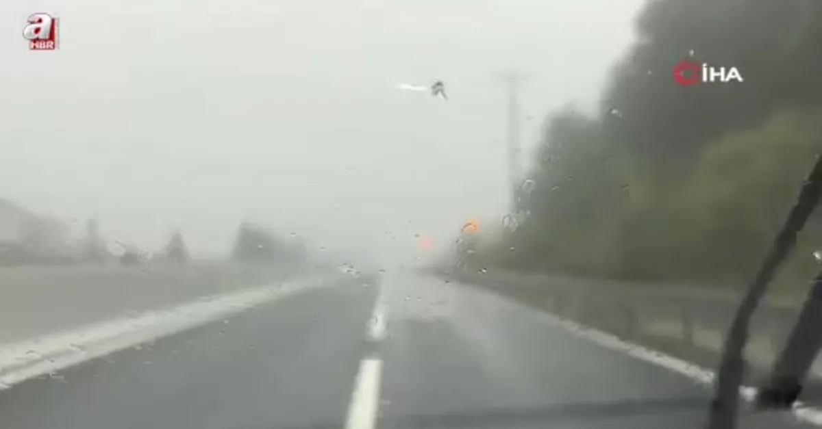 Bolu Dağı'nda sis görüş mesafesini düşürdü