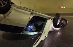 Sağanak yağış kazayı beraberinde getirdi