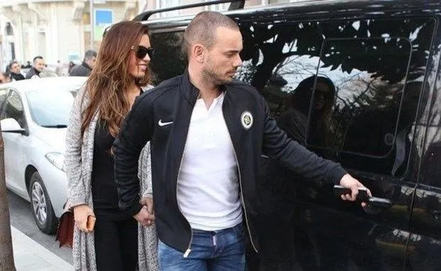 Boşanma aşamasında olan Wesley Sneijder ile Yolanthe Cabau barıştı