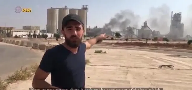 ABD'nin gizli belgeleri yaktığı Fransız Lafarge fabrikası bombalanmadan önce görüntülenmiş!