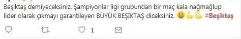 Beşiktaş’ın Şampiyonlar Ligi başarısına sosyal medya tepkileri!