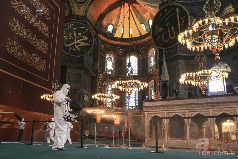 Ayasofya-i Kebir Cami-i Şerifi 86 yıl sonra ilk bayramına hazırlanıyor 8