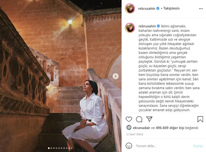 Hercai’nin güzel oyuncusu Ebru Şahin’den duygusal veda - 1