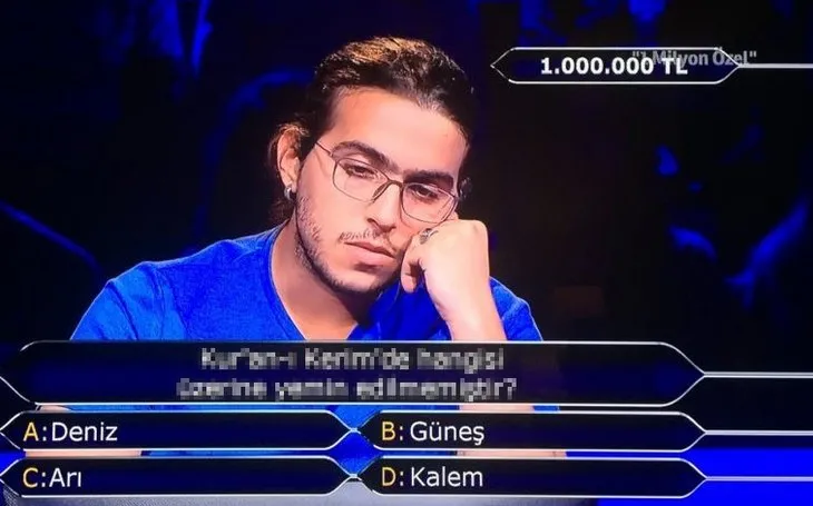 Kim Milyoner Olmak İster yarışmasının 1 milyonluk final soruları