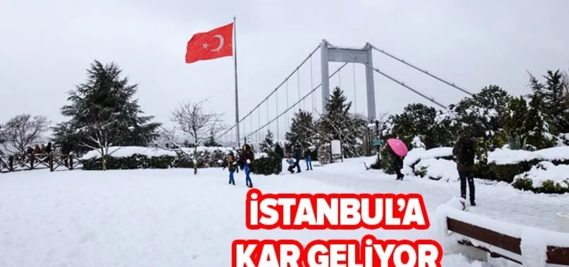 İstanbul'a ne zaman kar yağacak? Meteoroloji İstanbul'a kar yağacak tarihi açıkladı