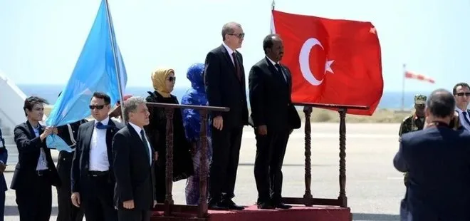 Başkan Erdoğan Somali Cumhurbaşkanı Hasan Şeyh Mahmud ile görüştü